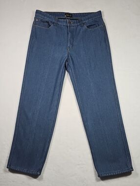 Stanley Men's Straight Jeans With Fleece Lining- Classic Blue